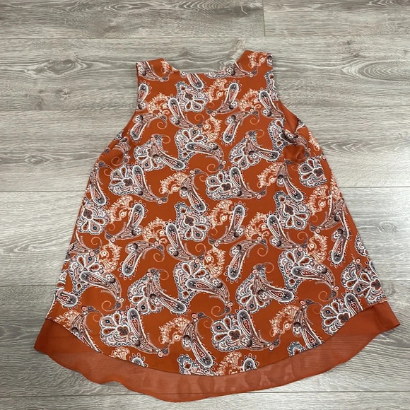 Cato Est. 1946 sleeveless paisley layered top M - Picture 11 of 11